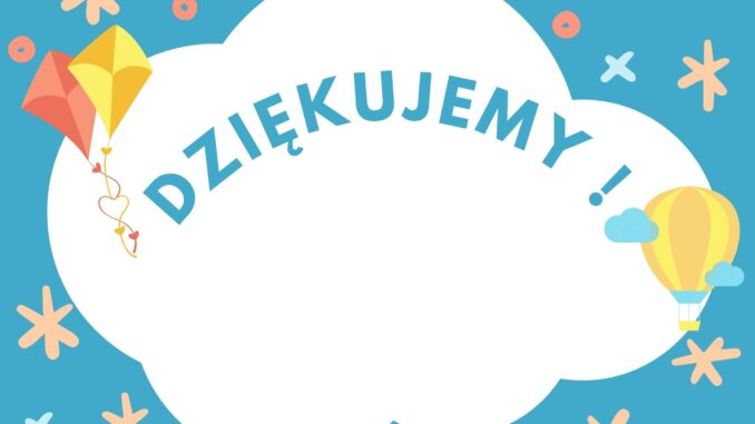 Przedszkolak Dyplom w niebieskim radosnym stylu